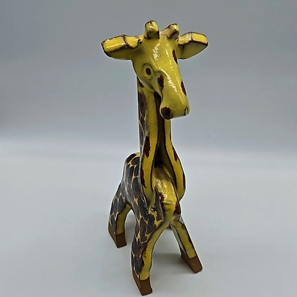 Pottery giraffe figurine - Picture 7 of 10